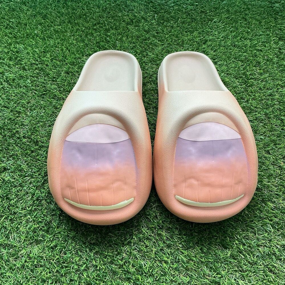 Bravest Studios Toe Slides Size 9 Beige Pink EVA Sandals Canyaon Limited